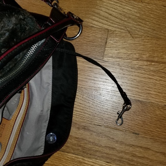 MZ Wallace Black Leopard Print Leather Bag - Picture 7 of 9